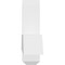 Ekena Millwork Eugene Architectural Grade PVC Gable Bracket, 36"W x 12"H x 4"D x 4"F, 8/12 Pitch GBP036X12X0404EUG00 - alternate 4